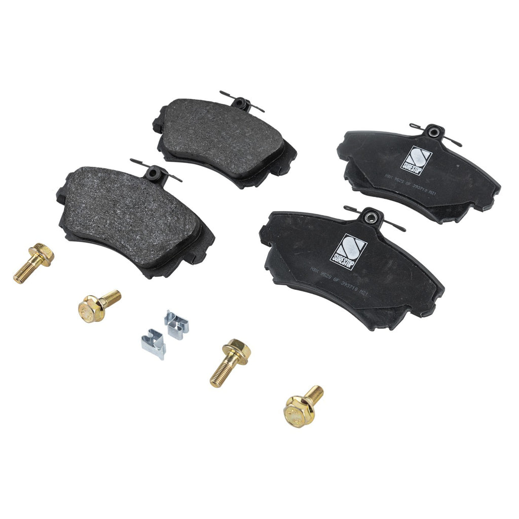 Set of 4 NAO Brake Pads for Volvo S40, V40 (2000–2011)