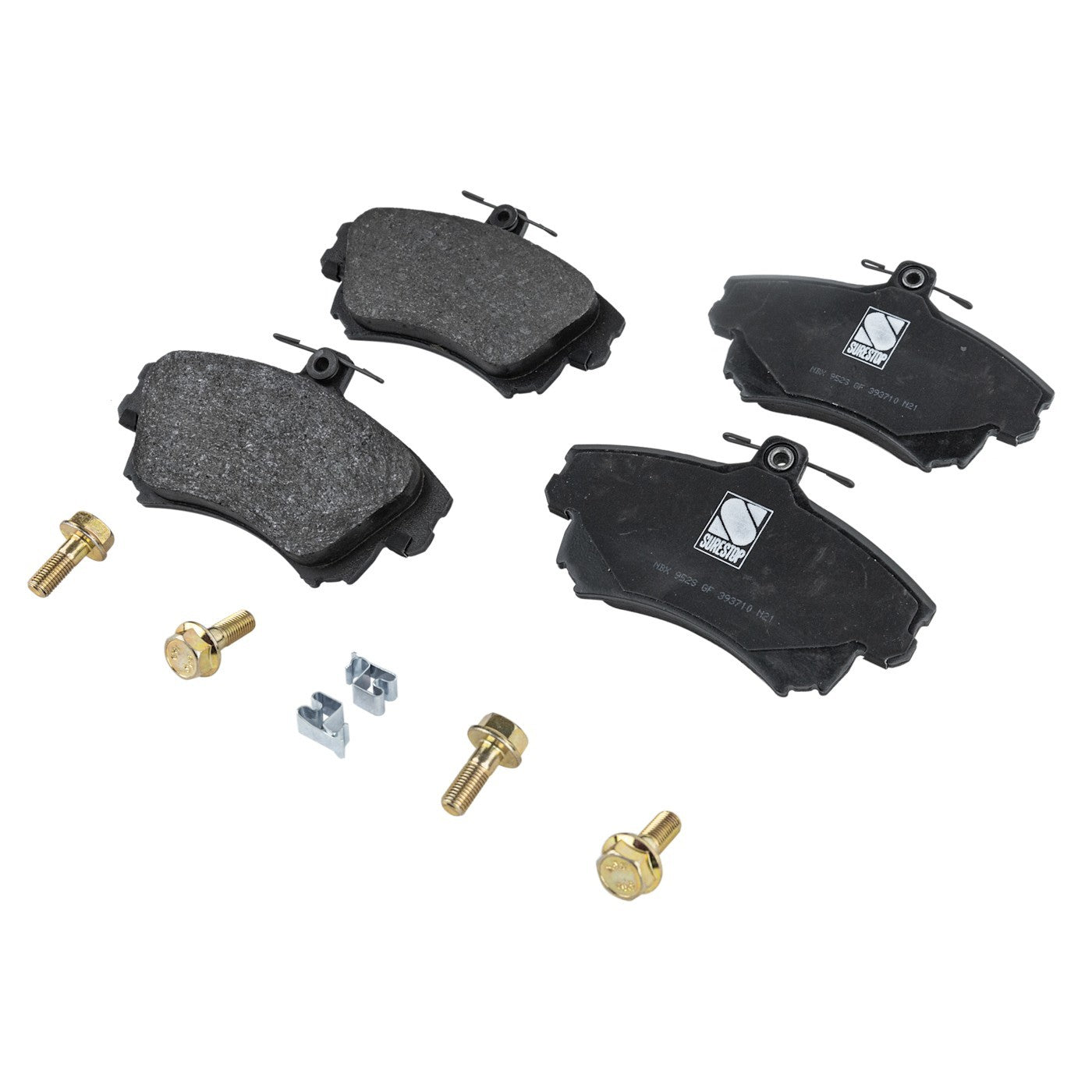 Set of 4 NAO Brake Pads for Volvo S40, V40 (2000–2011)