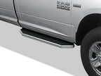 Set of 2 Polished 6in Side Step Bars for Dodge Ram 1500 2500 3500 (2009–2018)