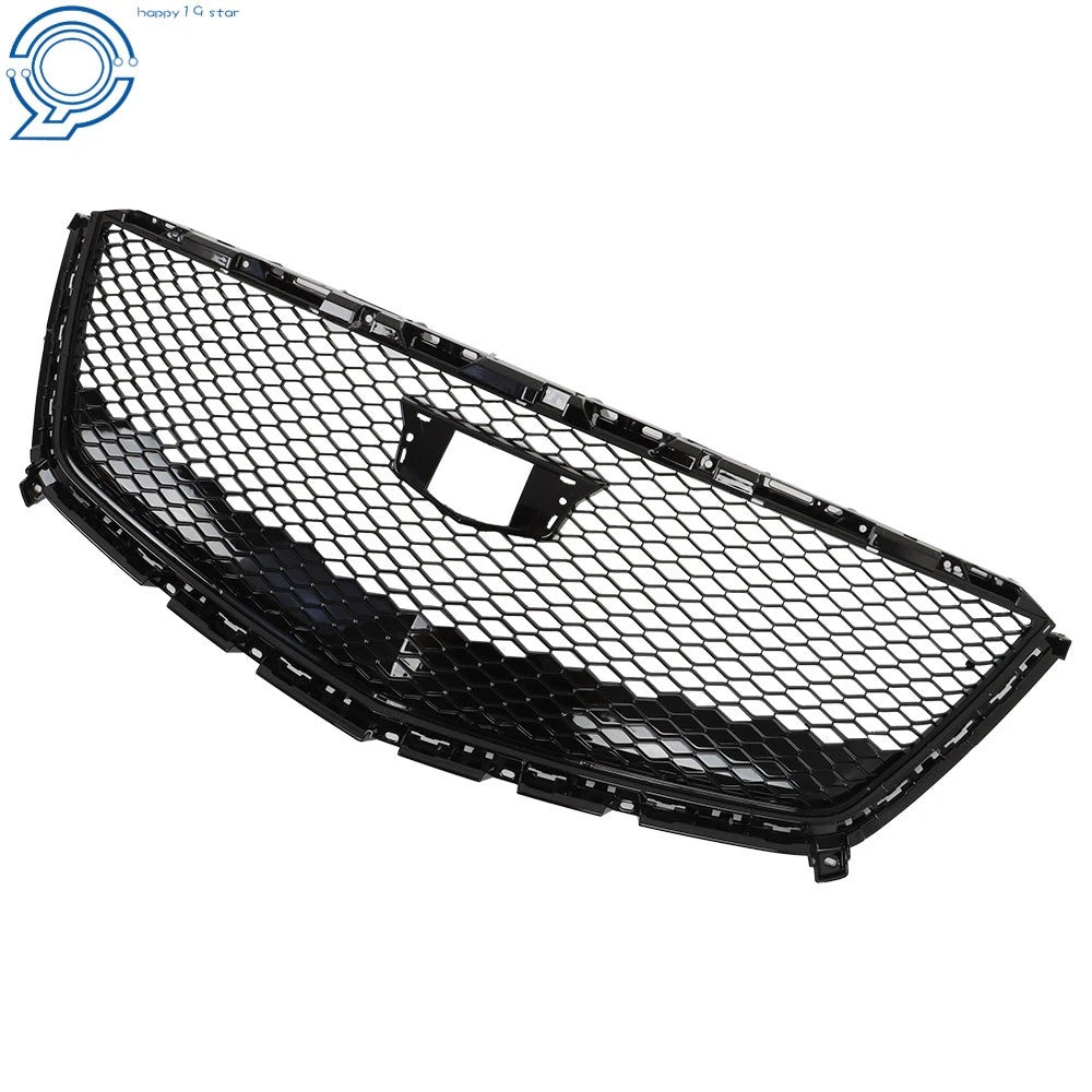 Gloss Black Front Bumper Upper Mesh Grille for Cadillac XT5 (2016-2021)