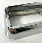 Headlight Bezels Chrome Plastic with Visor for Ford Ranger Dual Rectangular (1998–2003)