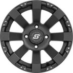 Spyder Wheel 12x7 4/156 4+3 Black for Sedona ATV/UTV (2010–2023)