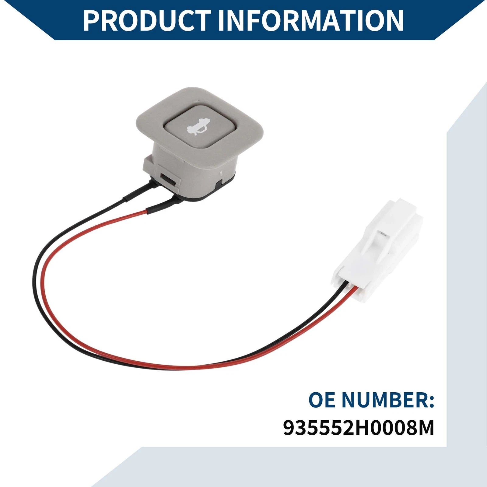 Trunk Lid Lock Release Push Switch for Hyundai Elantra (2011–2016)