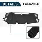 Dashboard Cover Mat for Subaru Levorg (2014–2020) Sun Protector Black