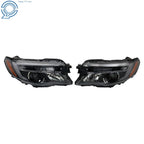 2X Black Projector Headlights for Honda Pilot (2016-2021) & Ridgeline (2017-2020)