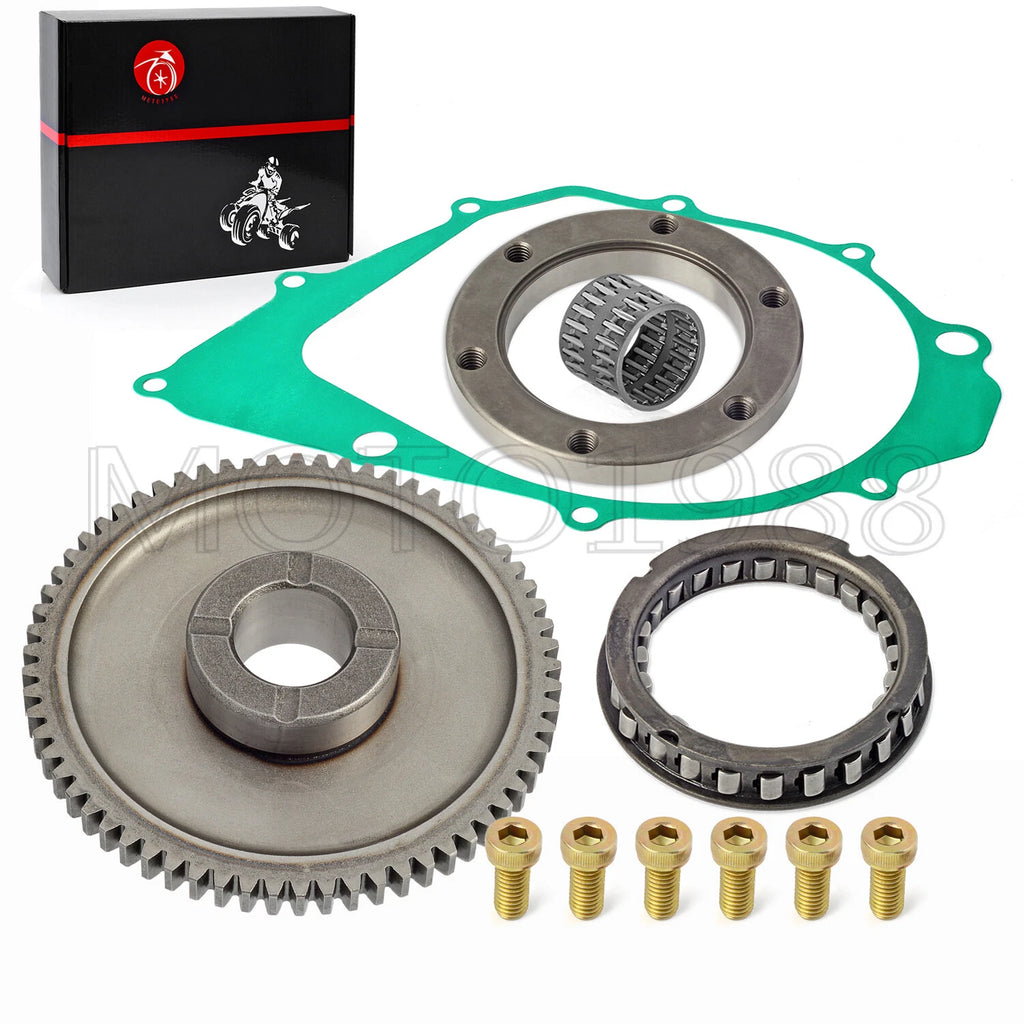 One Way Bearing Starter Clutch Kit Idler Gear for Yamaha Warrior 350 (1987–2004)