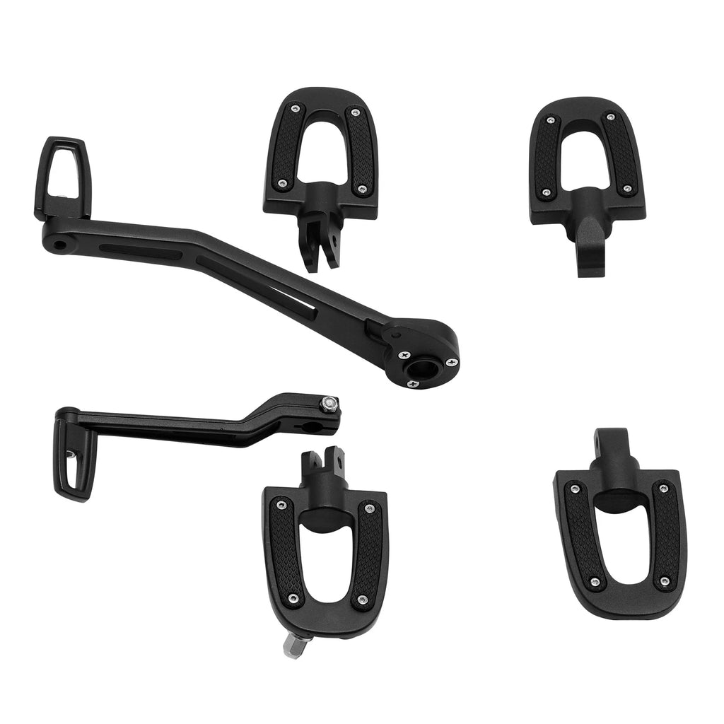 Driver Passenger Footpegs Shifter Brake Lever Pegs for Harley Softail (2018–2023)
