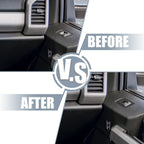 Set of 4 Window Lift Switch Panel Trim Covers for Ford F150 (2015–2018)