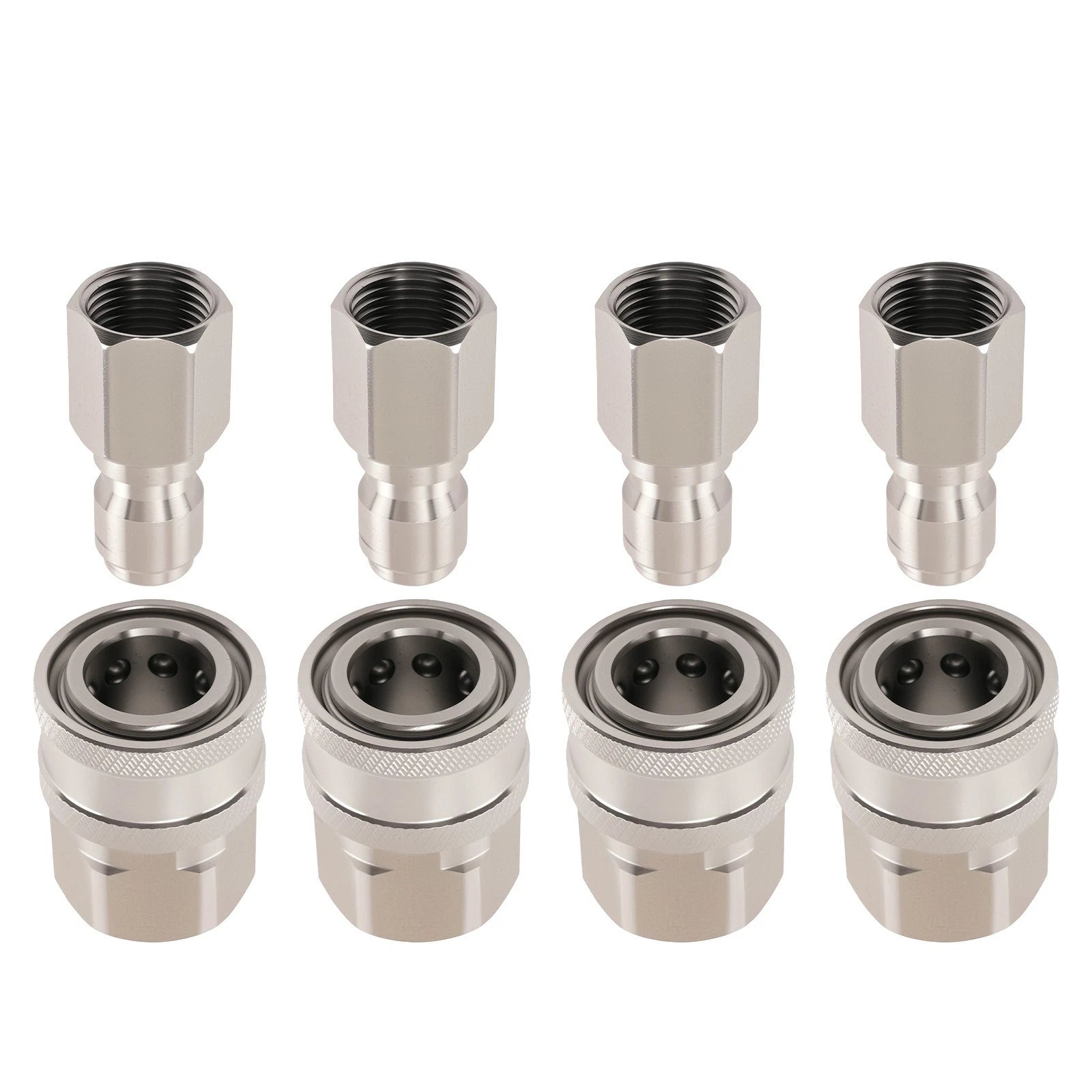 Set of 4 Quick Pressure Washer Adapters for Telescoping Wand