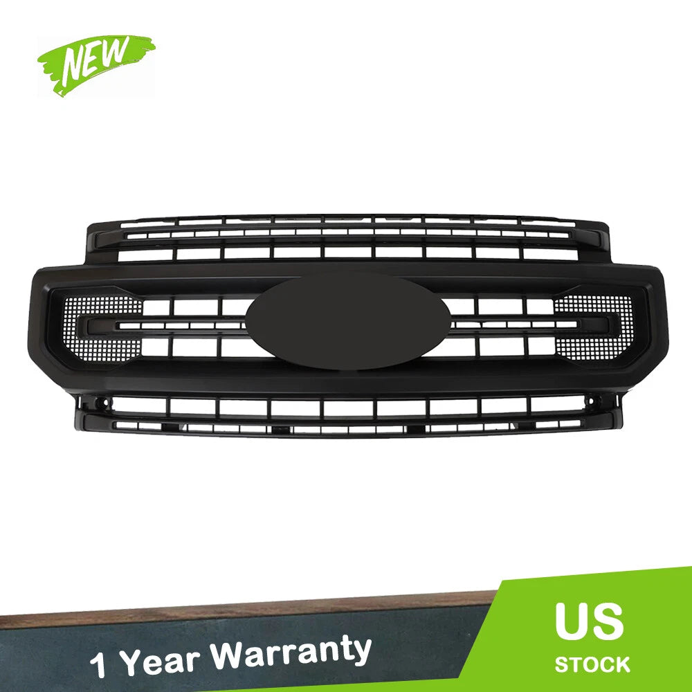 Matte Black Grille for Ford F250 F350 (2020–2022) Super Duty