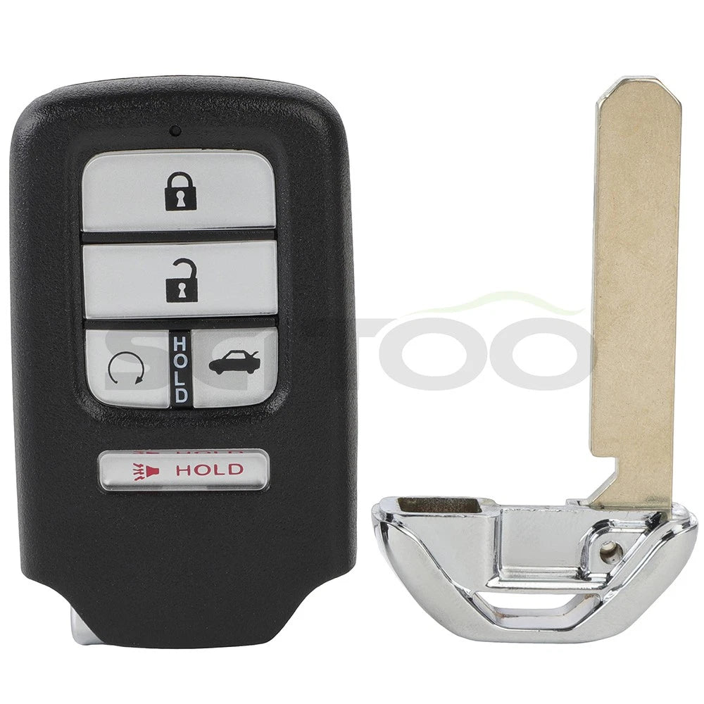 Keyless Entry Remote Fob for Honda Civic (2016–2019) KR5V2X 5 Buttons