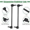 10 x Front Suspension Kit Inner Outer Tie Rod Ends for Dodge Grand Caravan (2008-2020)