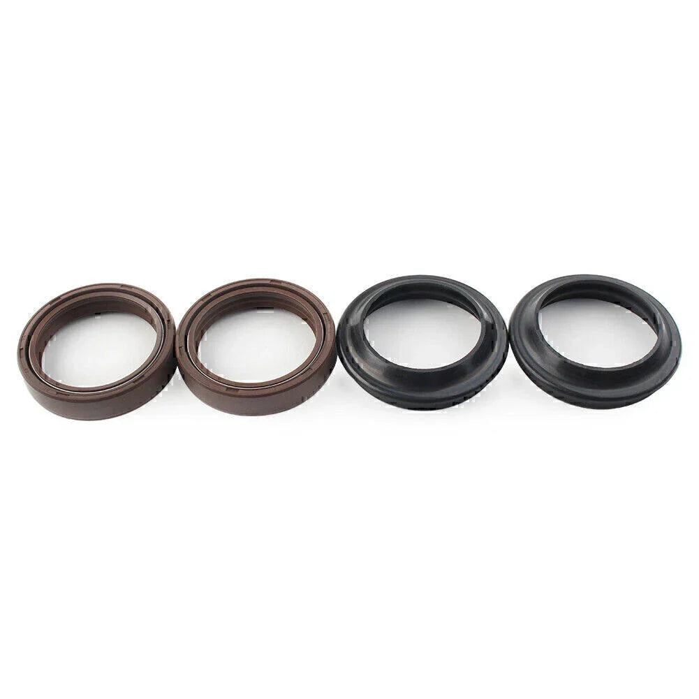 4 Pcs Brown Front Fork Damper Seal for Motorcycle