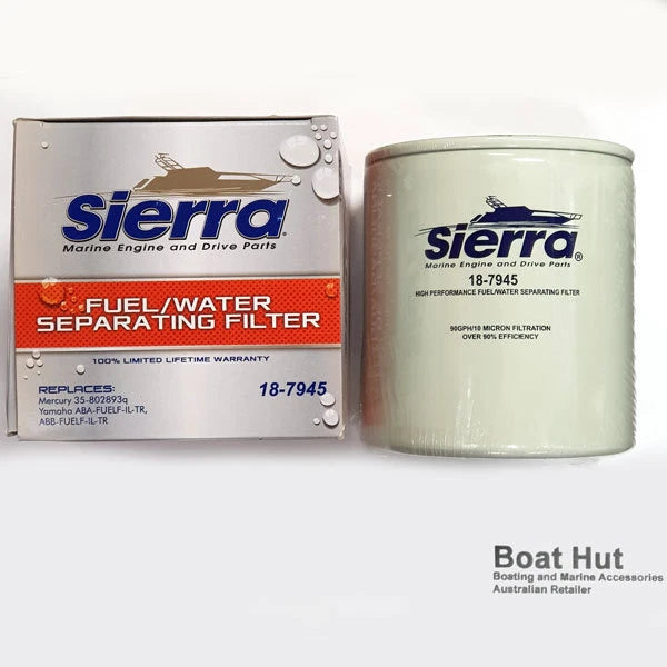 10 Micron Fuel Filter for Mercury Sierra (35-802893Q, 18-7945)