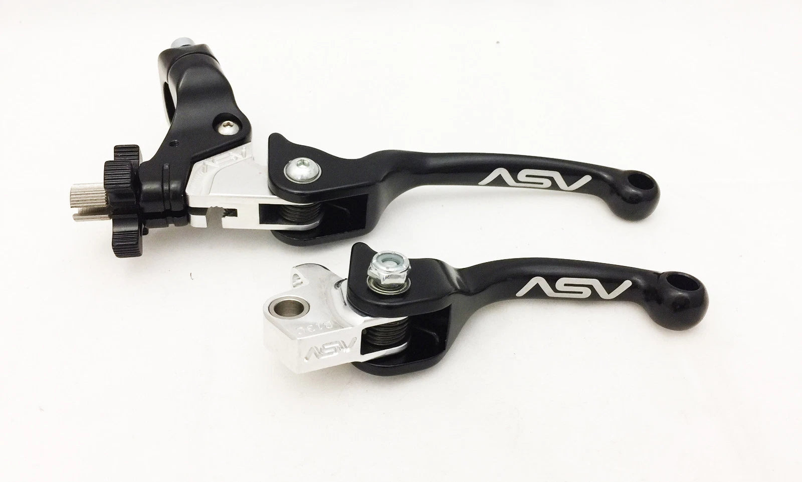 ASV F3 Front Brake Clutch Perch Levers Black Pair for Yamaha YZ 125 (2002–2023)