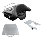 Chopped Trunk Backrest Mount Rack Plate for Harley Touring FLHT (1997–2008)