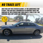 8X Chrome Delete Blackout Overlay for Chrysler 300 (2011–2023) Window Trim EPY