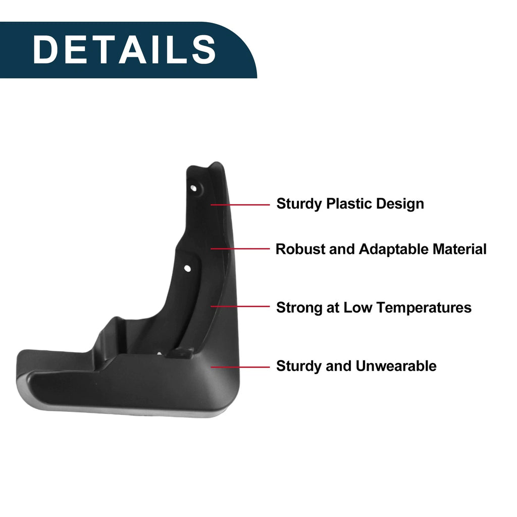 Set of 4 Mud Flaps Splash Guards for Toyota Venza AV10 (2013–2016)