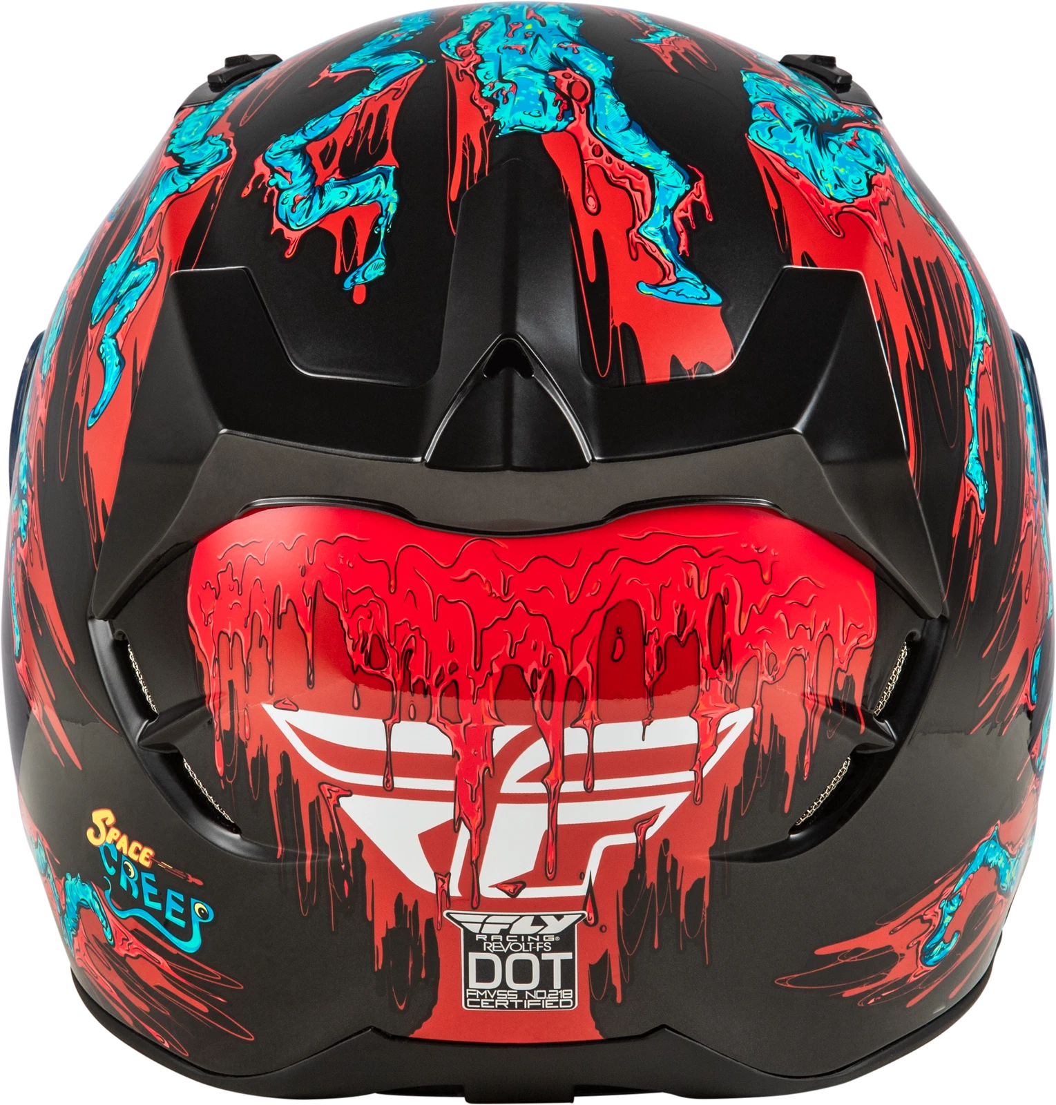 Fly Racing Revolt Space Creep Full-Face Helmet for Street Riding (2023–2023) Large