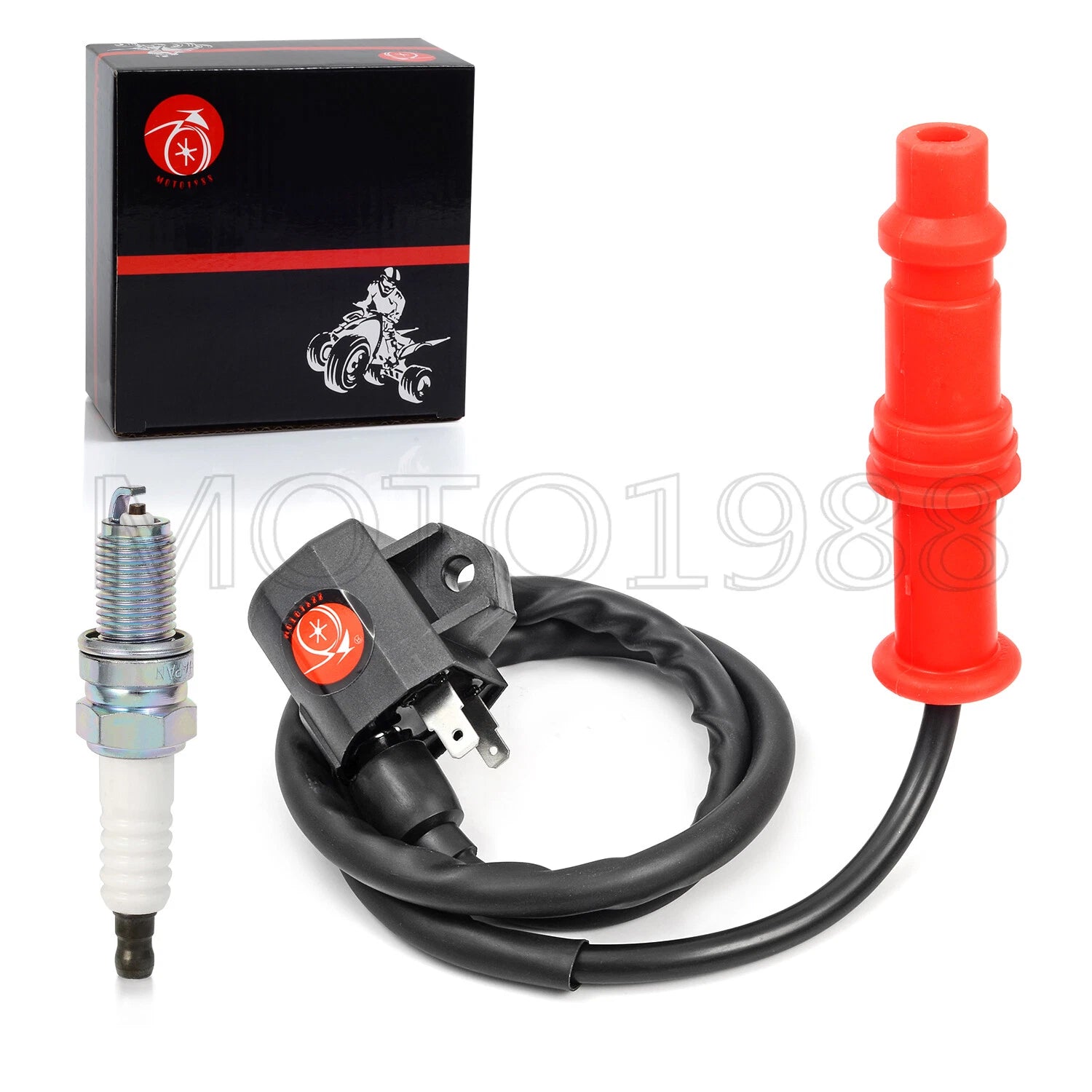 Ignition Coil & Spark Plug for Polaris Ranger 400 500, Sportsman 500 (2000-2014)