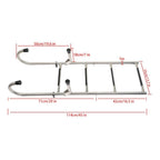 Stainless Steel Telescoping Dock Ladder for Boats (2/3/4/5 Steps)