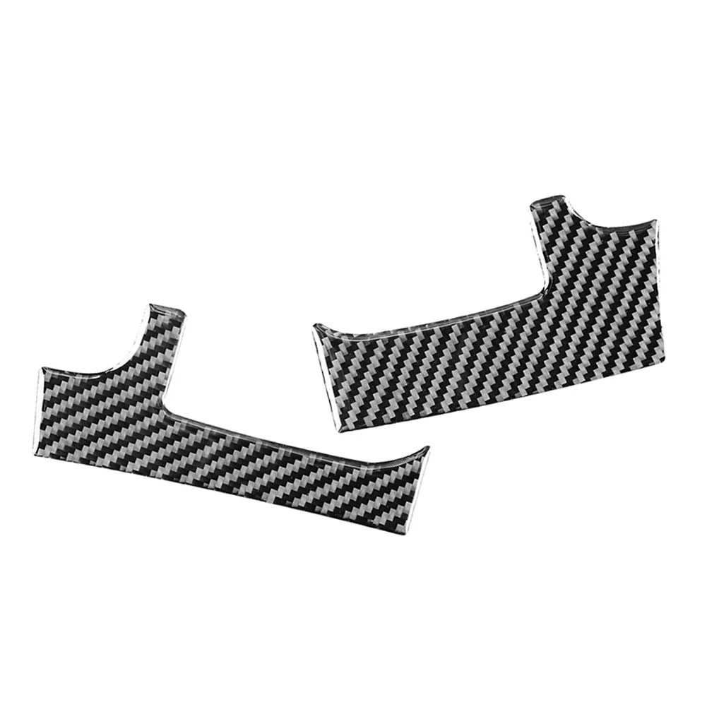 Carbon Fiber Dashboard Air Outlet Cover Trim for Toyota Tundra (2014–2021) RHD Black