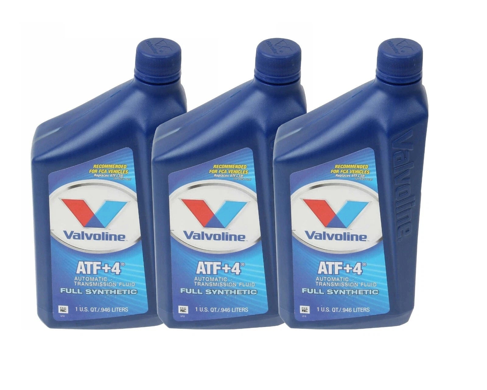 Set of 3 Valvoline ATF +4 Full Synthetic Transmission Fluid for Auto (N/A)