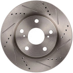 Front Drilled Slotted Brake Rotors for Toyota RAV4 (2008–2015) Scion XB