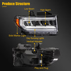 Headlight for GMC Acadia (2020–2023) with LED DRL Right Side