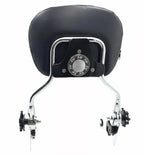 Adjustable Skull Backrest Sissy Bar for Harley FLHR FLHX (2007–2015)