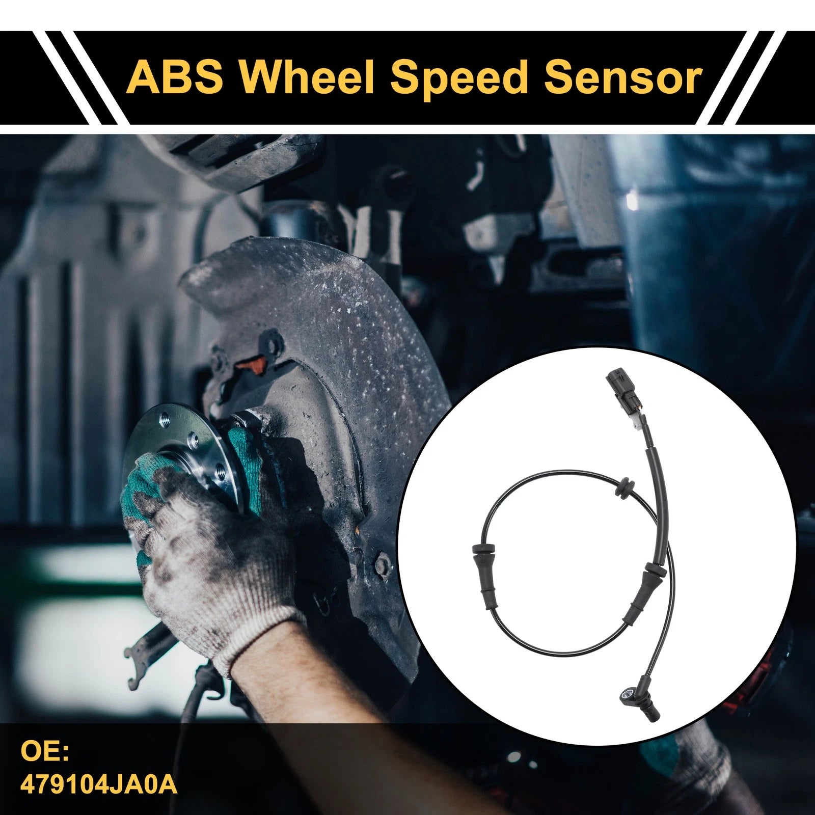 ABS Wheel Speed Sensor No. 479104JA0A for Nissan Navara NP300 (2014–2024)