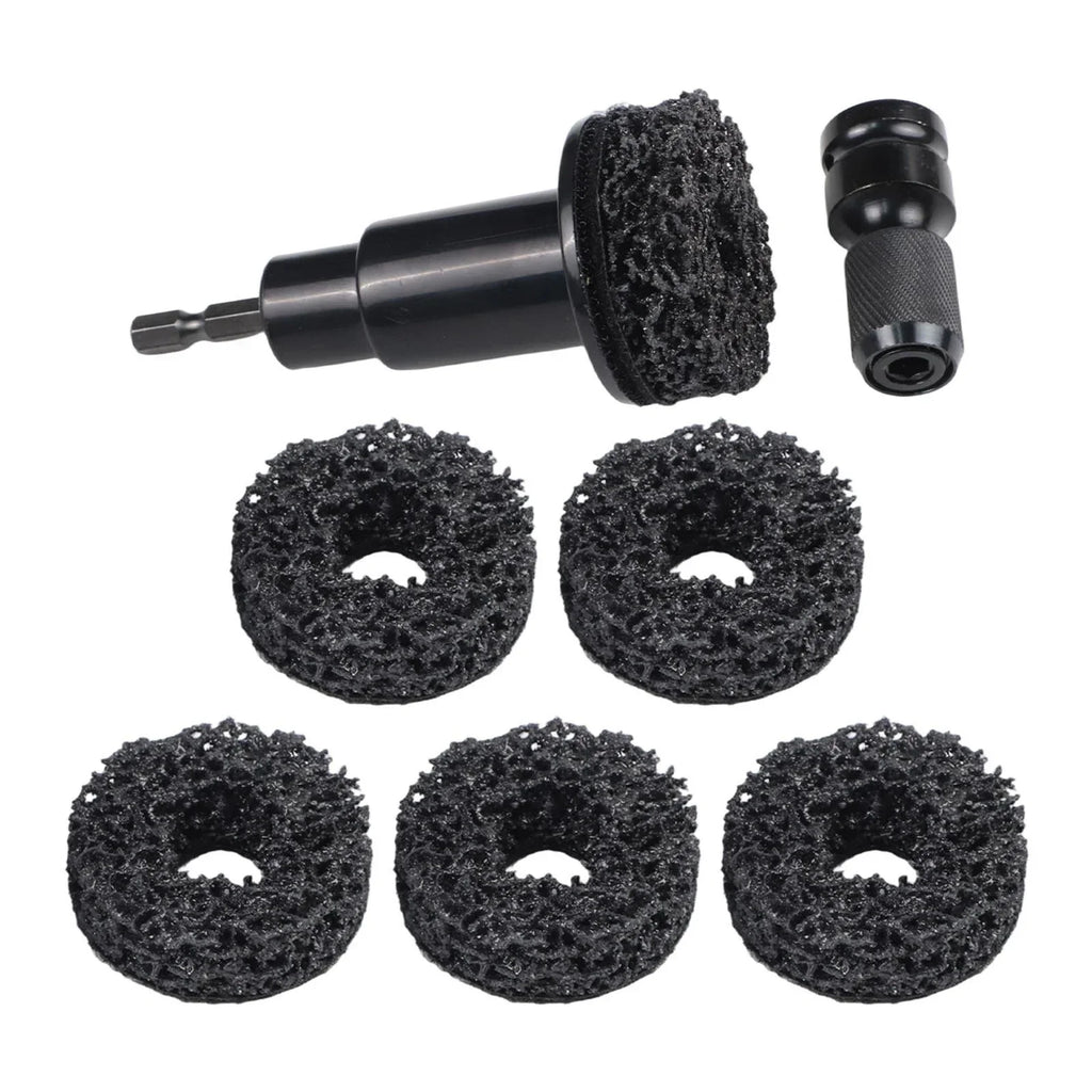 8PCS Automotive Tool Set for Rust Removal on Brake Discs and Hub Shafts