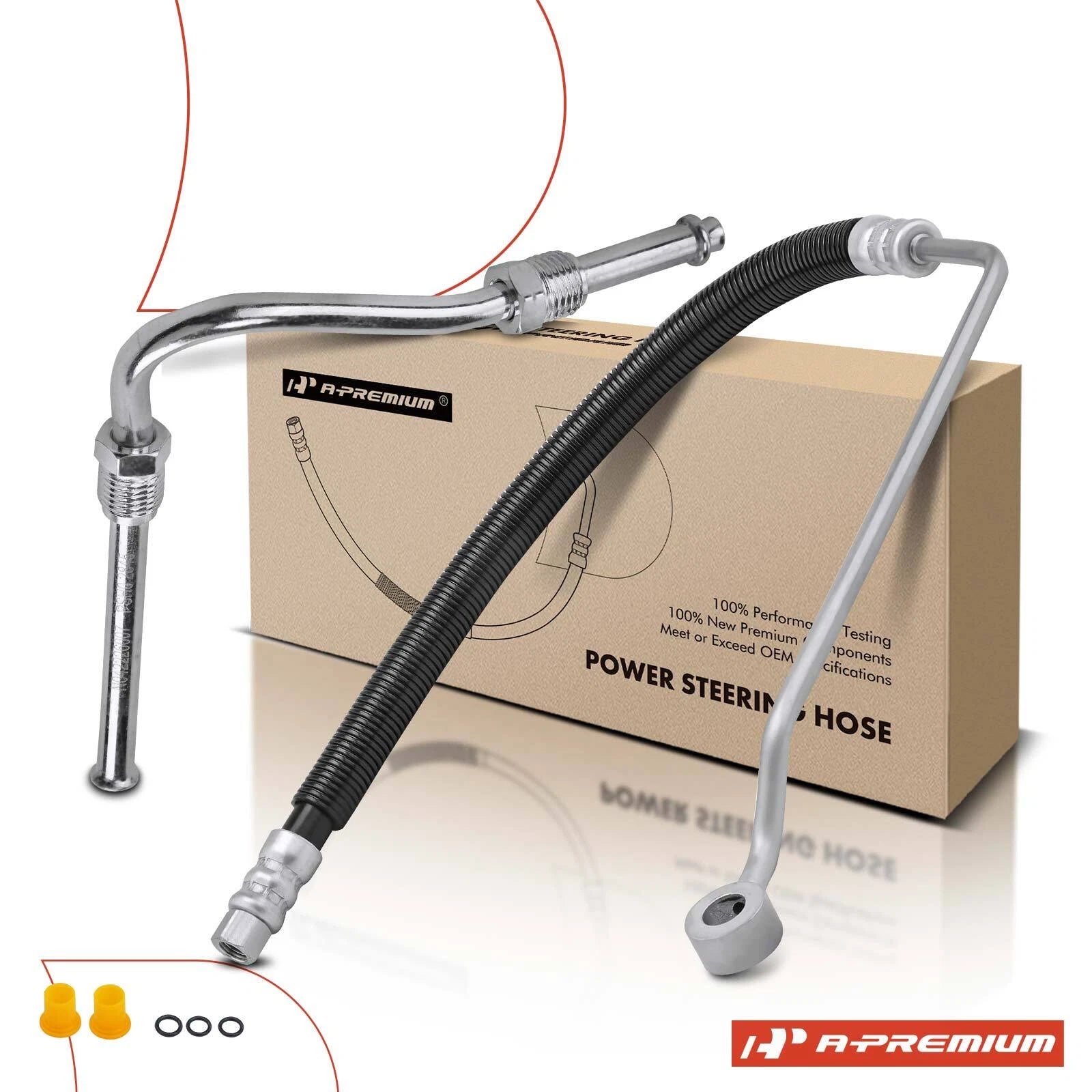 2X Power Steering Pressure Line Hose for Mitsubishi Eclipse 