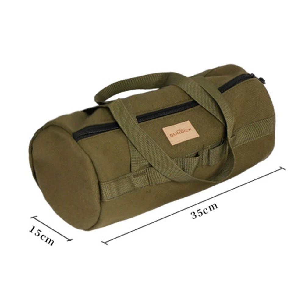 Large Canvas Ground Nail Storage Bag for Camping