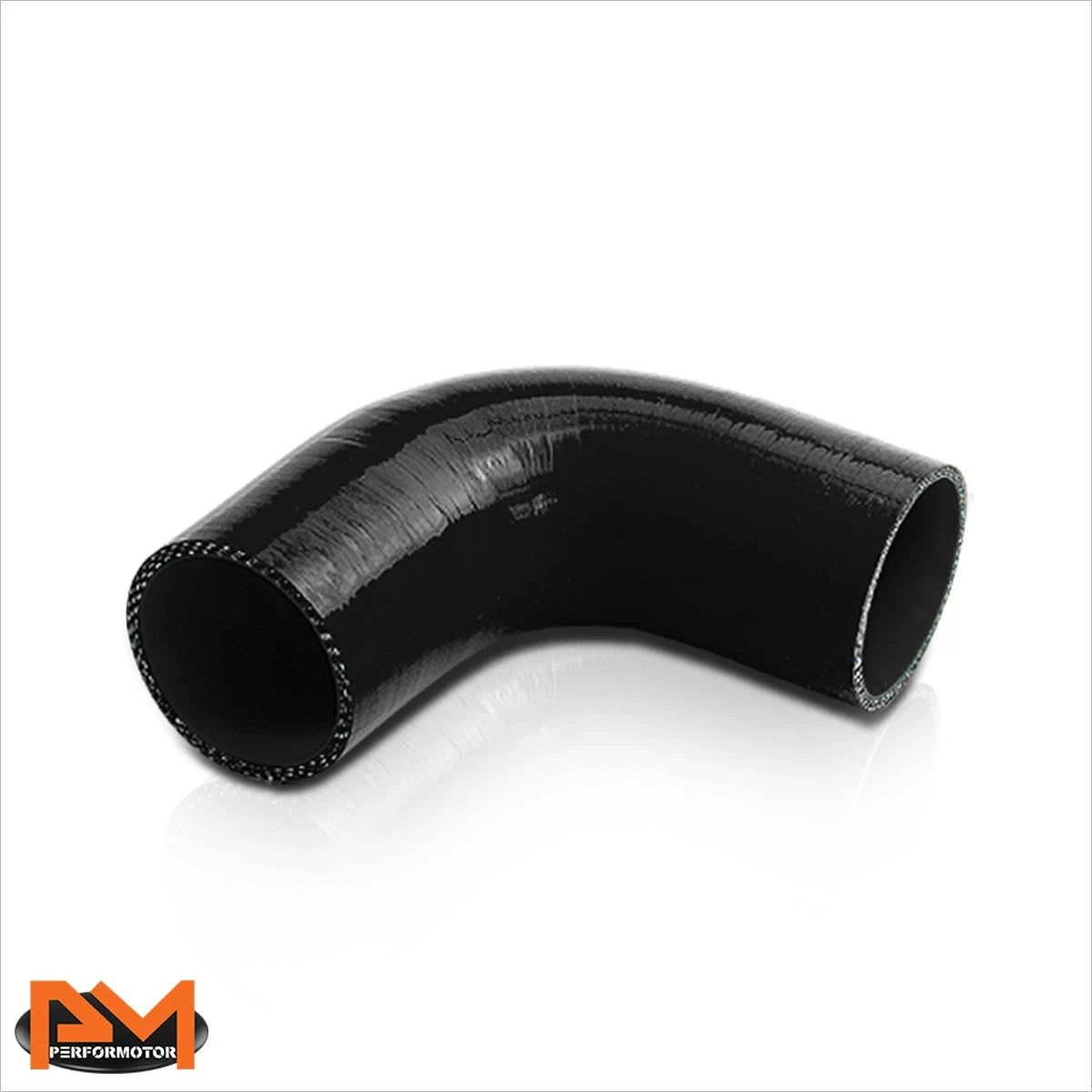 90 Elbow Coupler 1.5" Turbo Charger Compressor Intake Silicone Hose Black