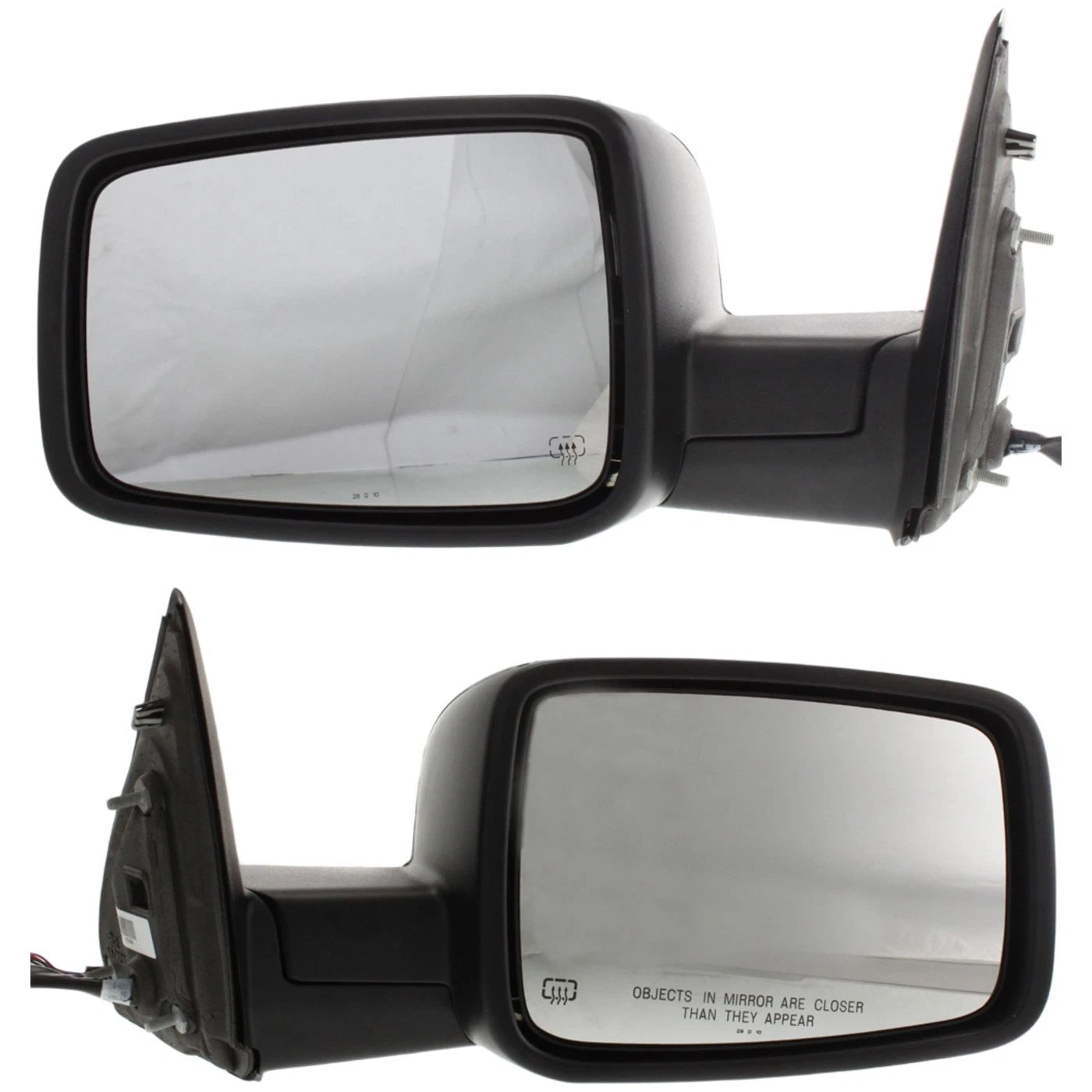 Set of 2 Heated Mirrors for Ram Truck