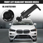 Front Left Auto Headlight Washer Nozzle for BMW X1 (2013–2015) No.61677321891