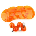 Yellow Turn Signal Light Cover Lens for Harley Electra Glide