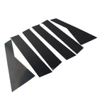 6 x Car Door Window Pillar Post Trims for Dodge Journey (2009-2020)