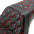 Breathable Driver Passenger Seat for Harley Dyna Low Rider Fat Bob (2006-2017)