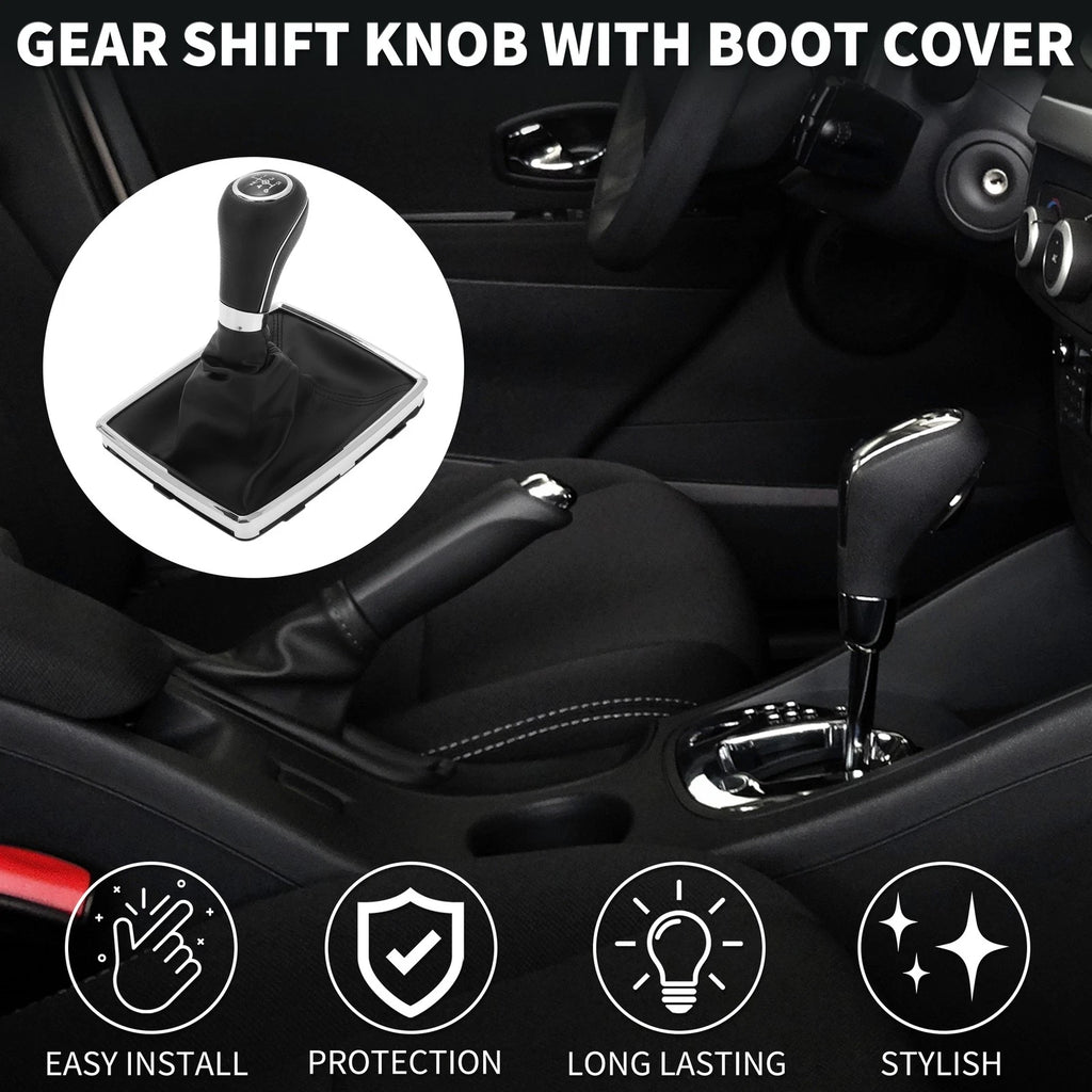 6 Speed Gear Shift Knob with Cover for Mercedes-Benz C-Class (2007–2021)