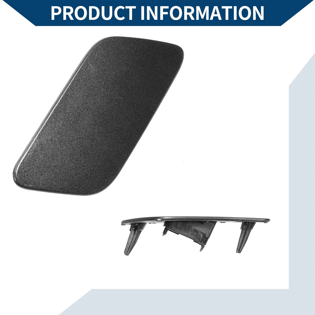 Front Right Washer Nozzle Cover Cap for Audi Q7 (2016–2021) 1Pcs Dark Gray