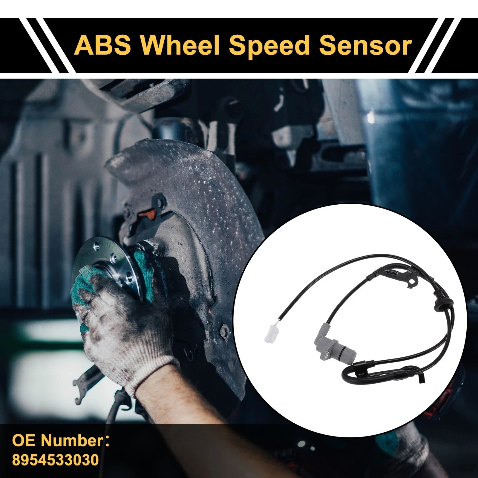 ABS Wheel Speed Sensor No. 8954533030 for Toyota Camry (1996–2006) 1Pc Right Rear