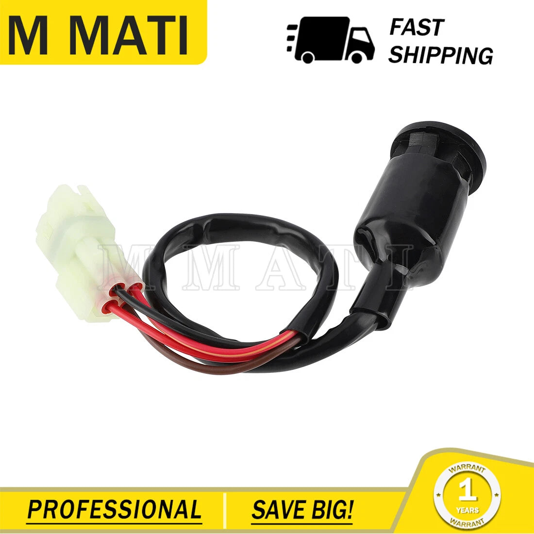 Ignition Switch 2 Keys for Yamaha YFM90 Raptor 90 (2009–2013) 43D-H2510-00-00