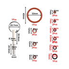 22 PCS Silicone O Ring Kit for Coffee Machines