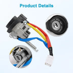 Ignition Lock Cylinder Switch w/2 Keys for Hyundai Sonata (2015–2017) 81900-C1B00