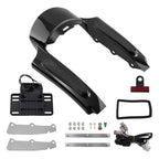 Mud Flaps Rear for Harley Street Glide/Electra Glide (2009–2013) - Black ABS