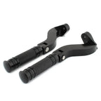 Rear Passenger Foot Pegs for Harley Touring (1993-2023) Black