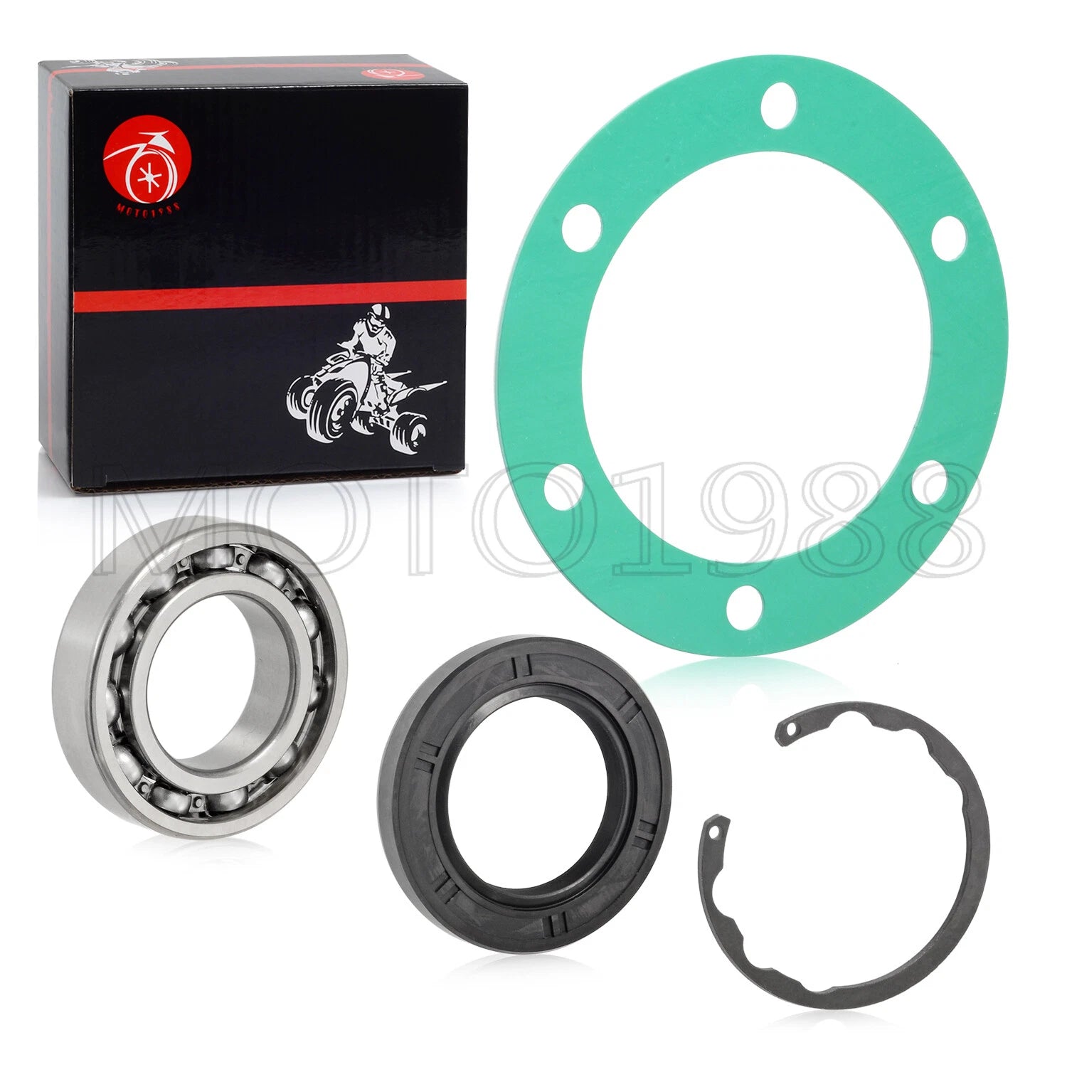Rear Axle Bearing Seal Gasket for Kawasaki Mule 2510 2520 4000 4010 (1998–2009) 92045-1208