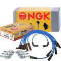 Set of 6 NGK Spark Plugs & Wires for Chevy GMC Isuzu Oldsmobile 4.3 V6